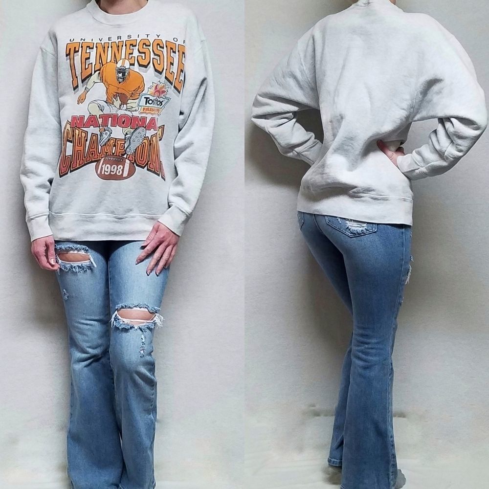 Vintage 1998 University Of Tennessee Tostitos Champions Pull-Over Sweatshirt L